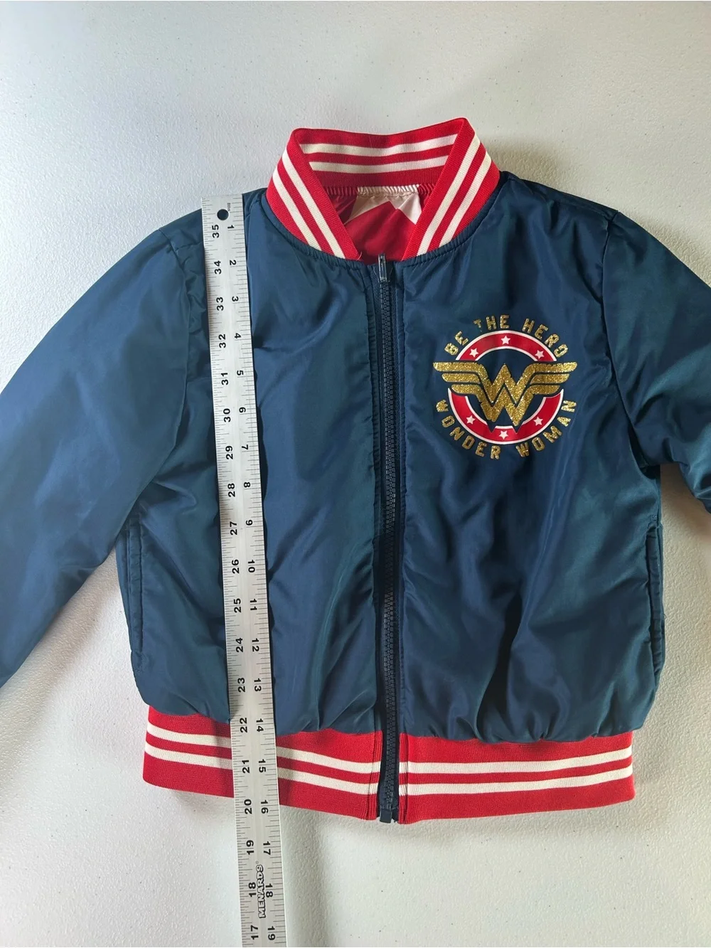 DC Comics Wonder Woman Reversible Bomber Jacket Play Costume